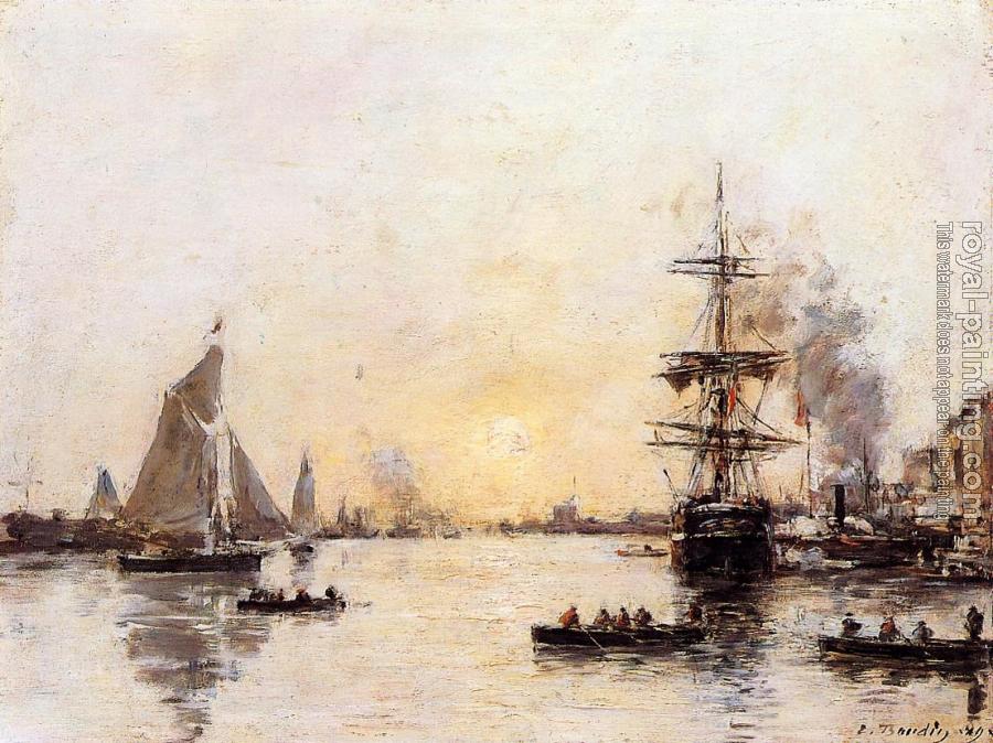 Eugene Boudin : Le Havre, the Outer Port III